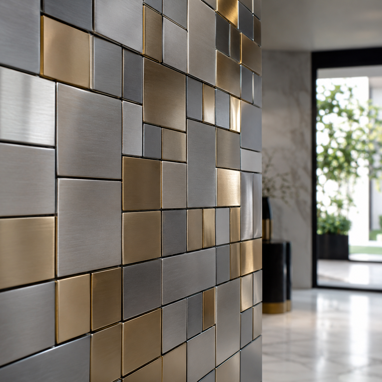 Metal Mosaic Tiles