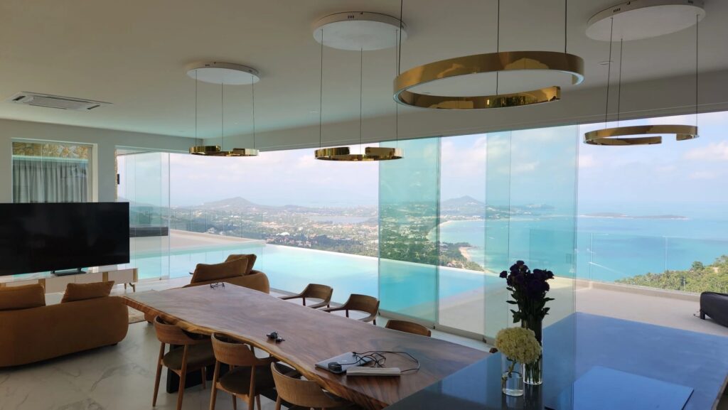 Floor-to-Ceiling Windows for a Luxury Villa Project in Thailand
