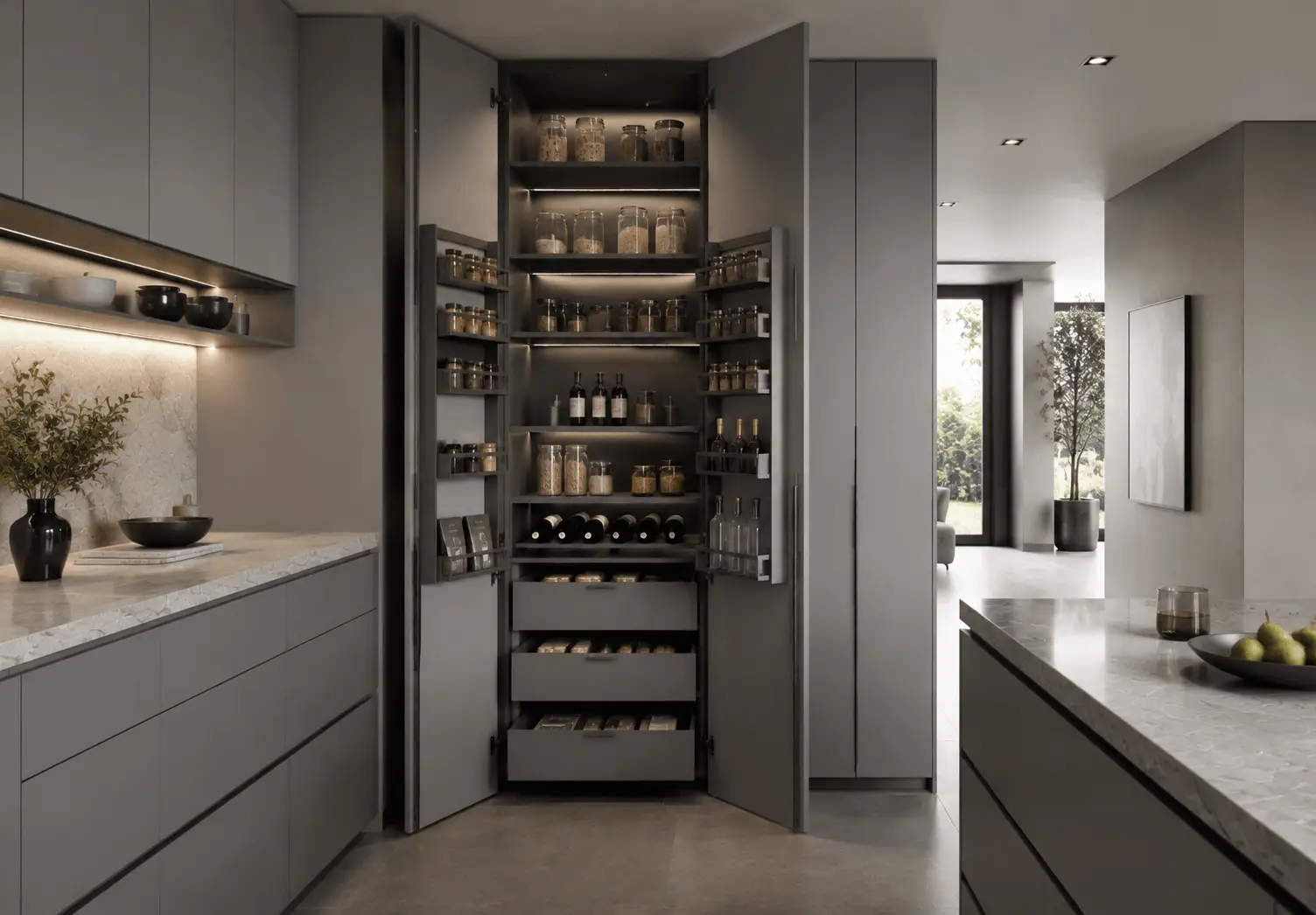 Pantry Cupboards & Tall Cabinets
