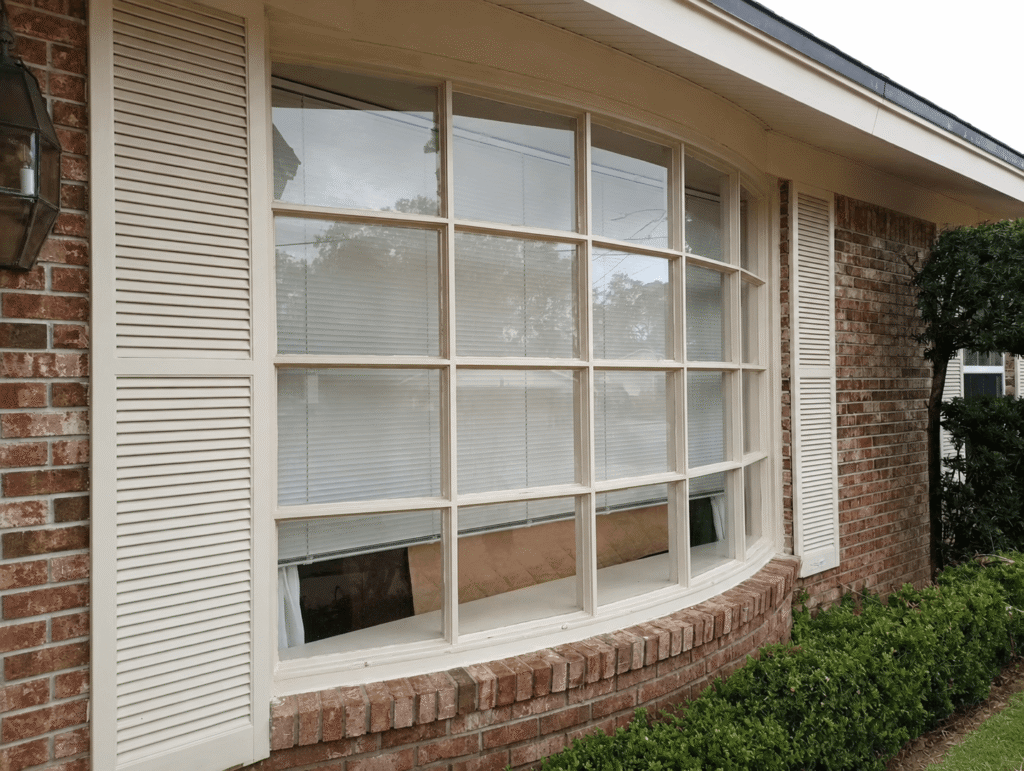 White Grid Window For Private Residential Project in the USA