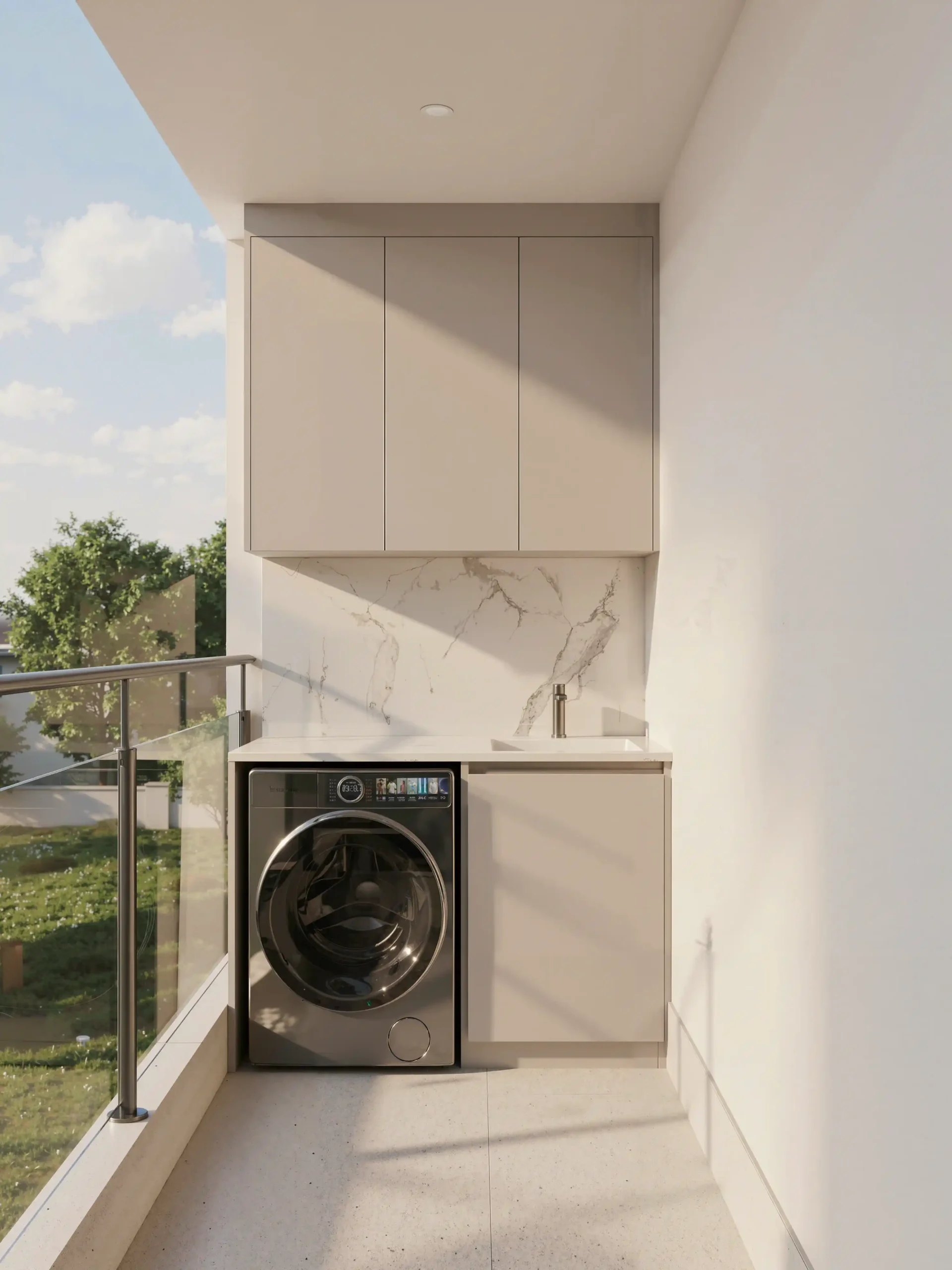 Balcony Laundry Station