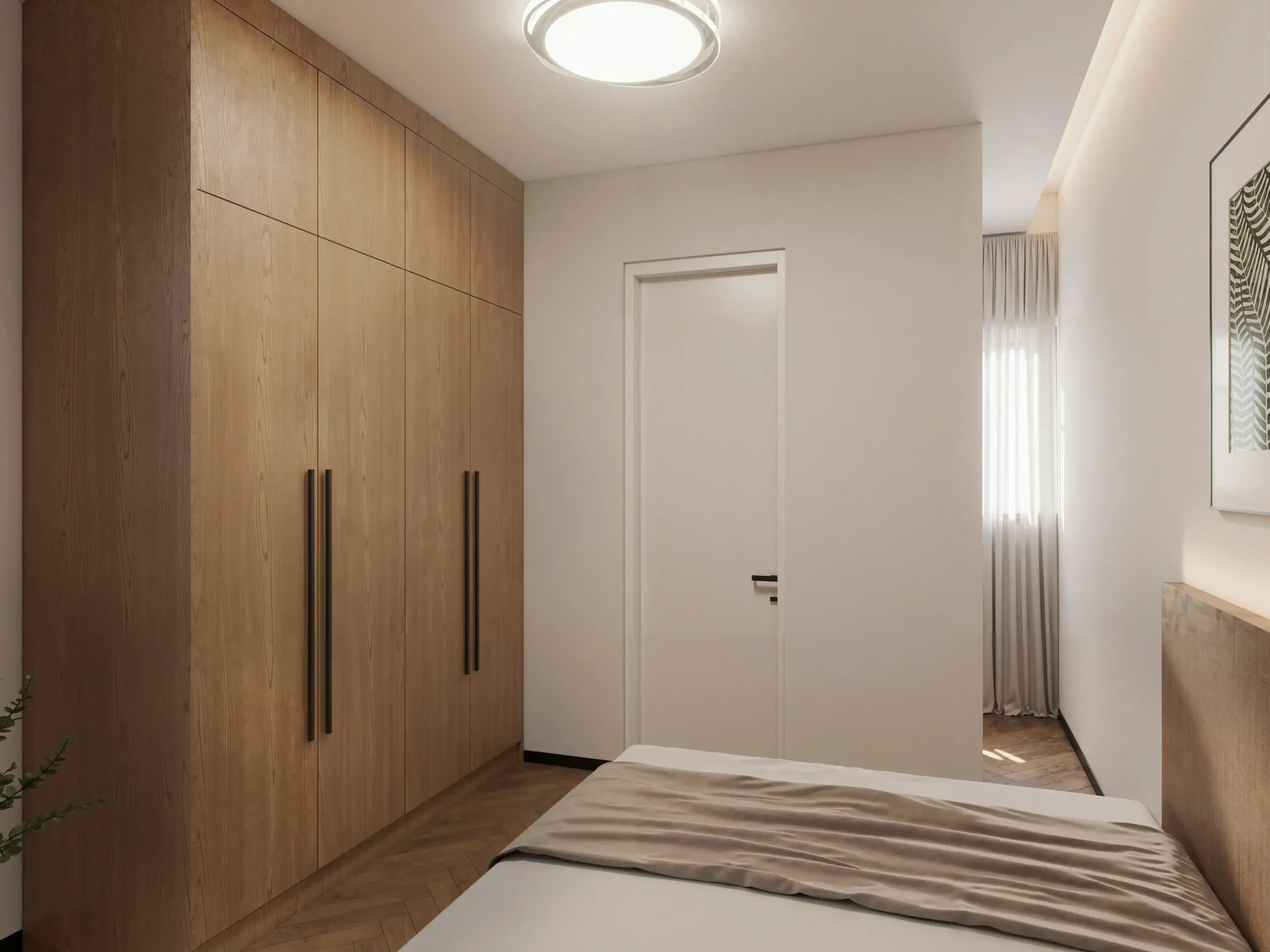 Wooden Wardrobe Cabinet
