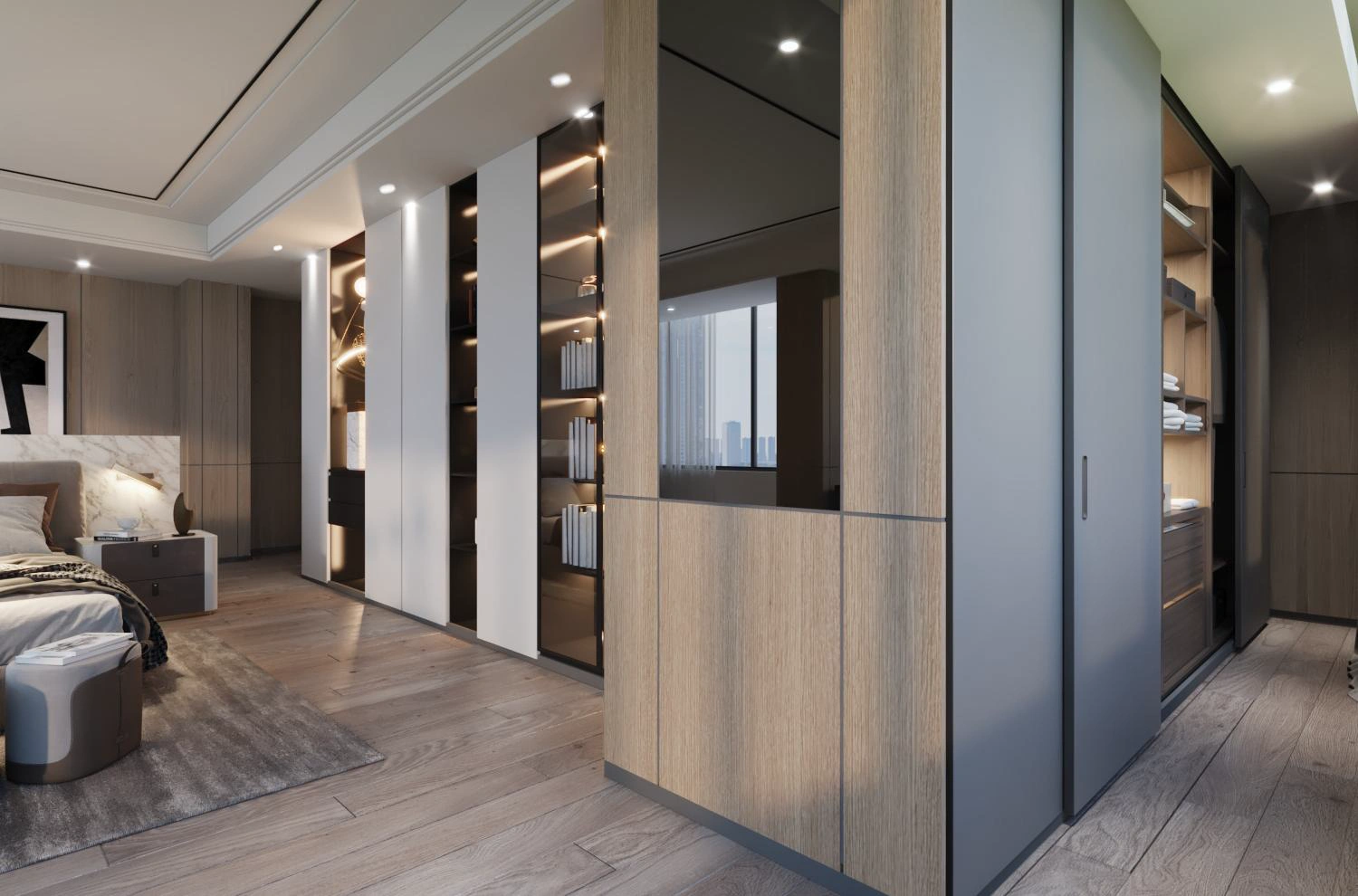 Built-in Dresser Closet