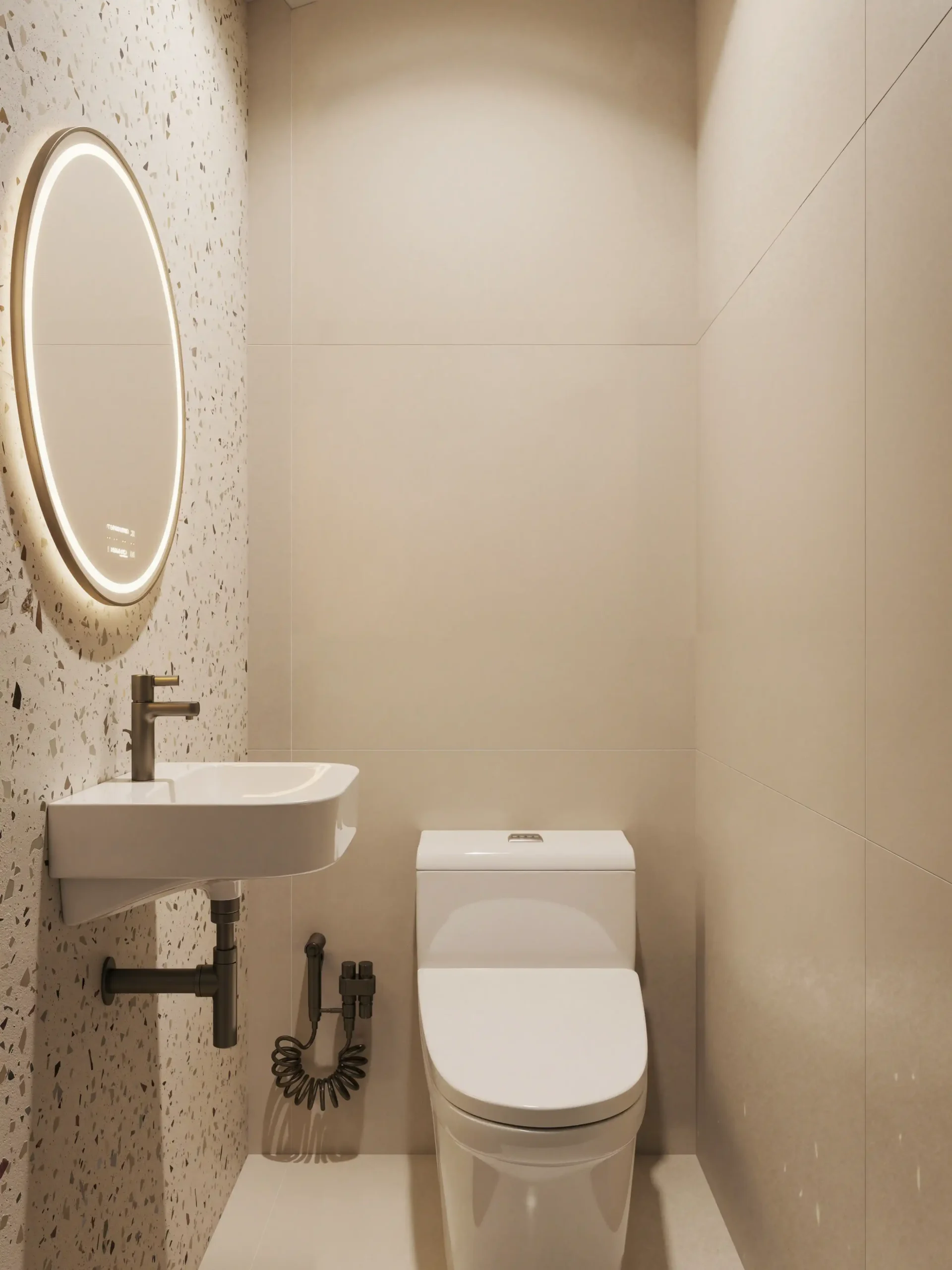 Compact Powder Room