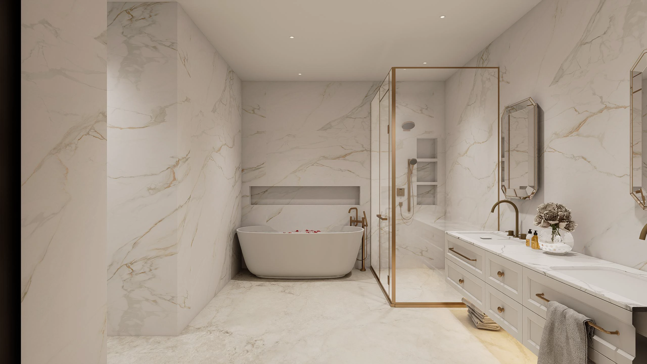 Bath Soaking Tub & Shower