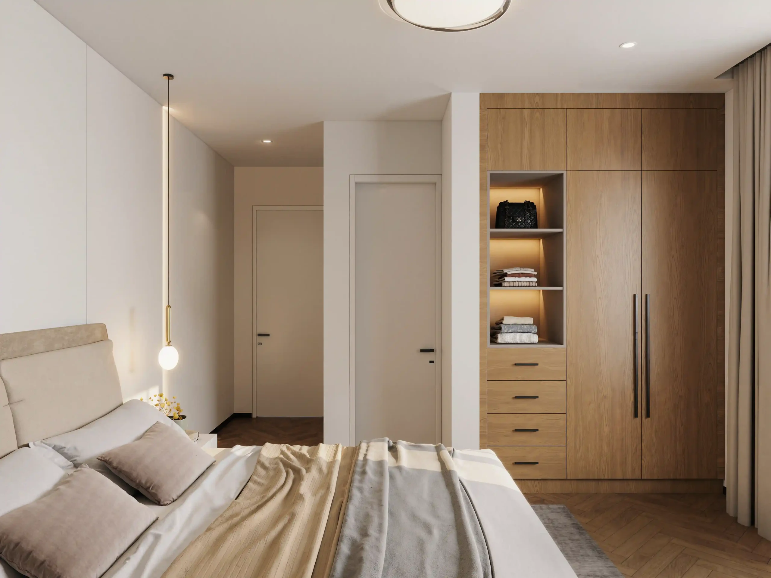 Wooden Wardrobe