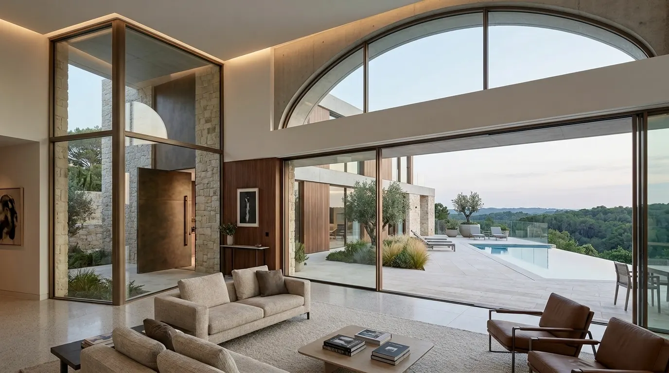 Custom Luxury Villa Window Wall And Door System
