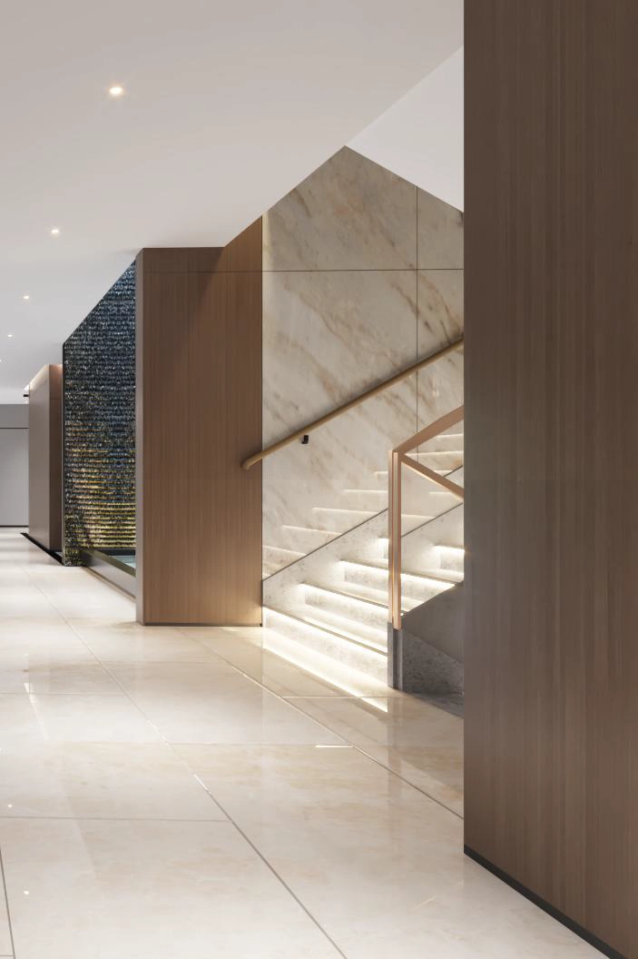 Stair Hall & Water Wall