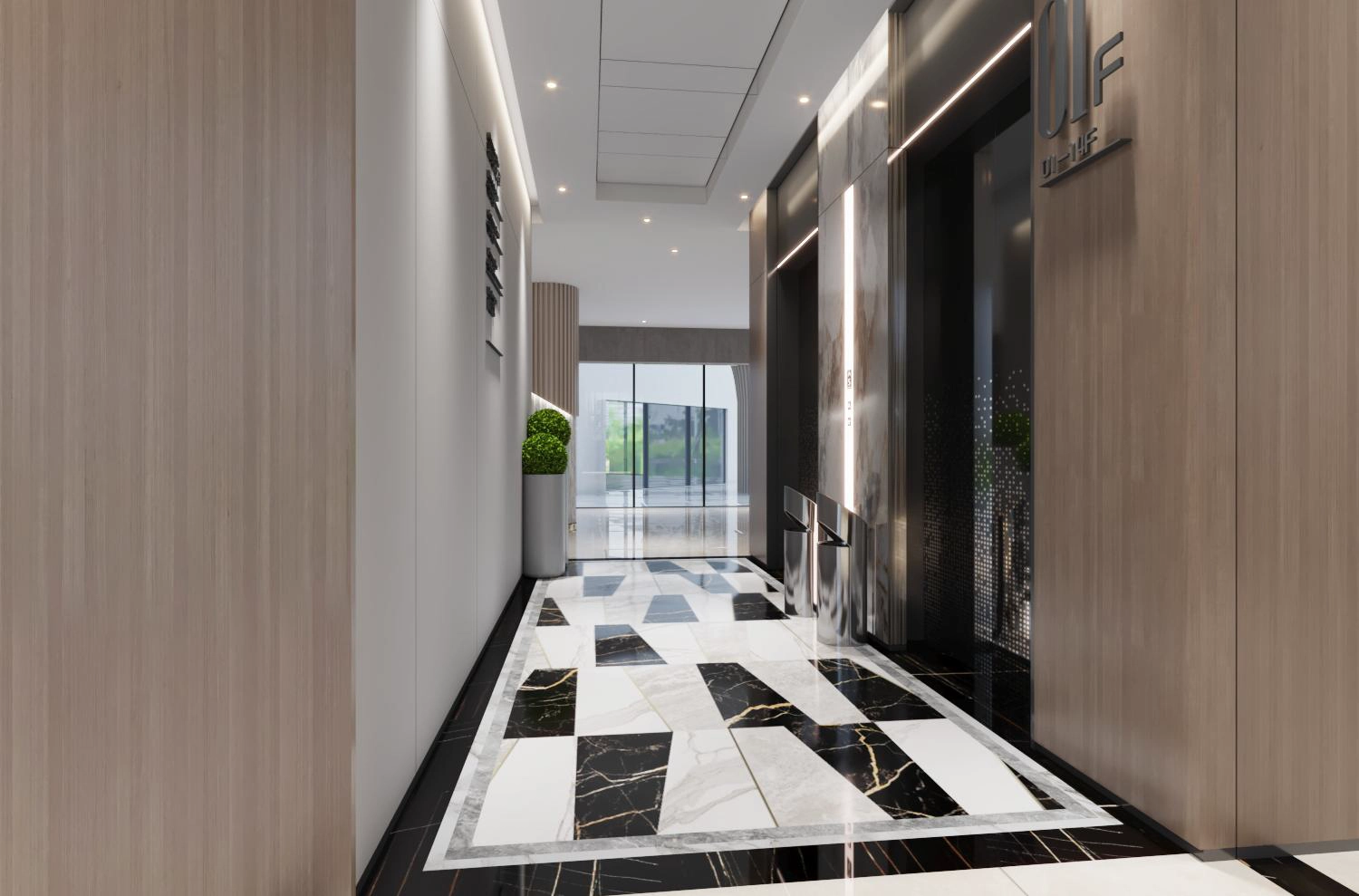 Elevator Hallway