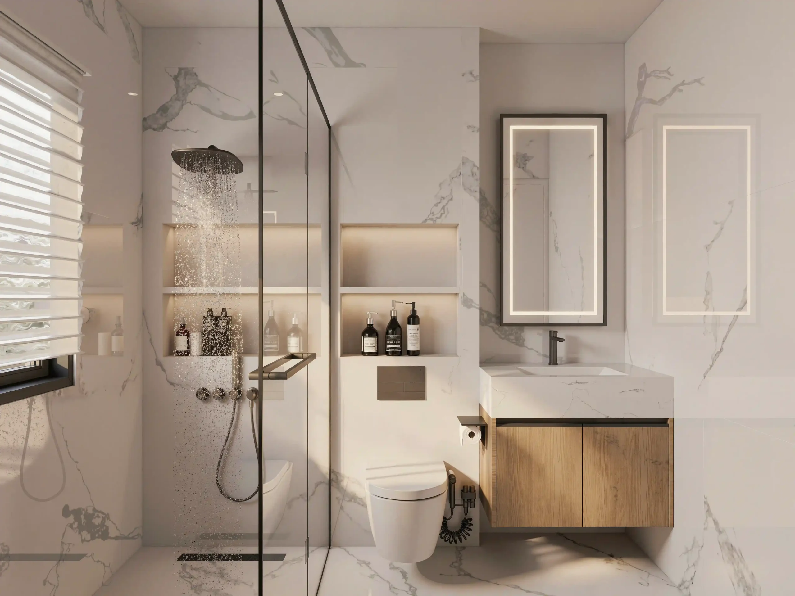 Marble Guest Bathroom