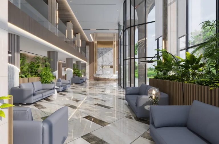 Modern Hotel Main Lobby