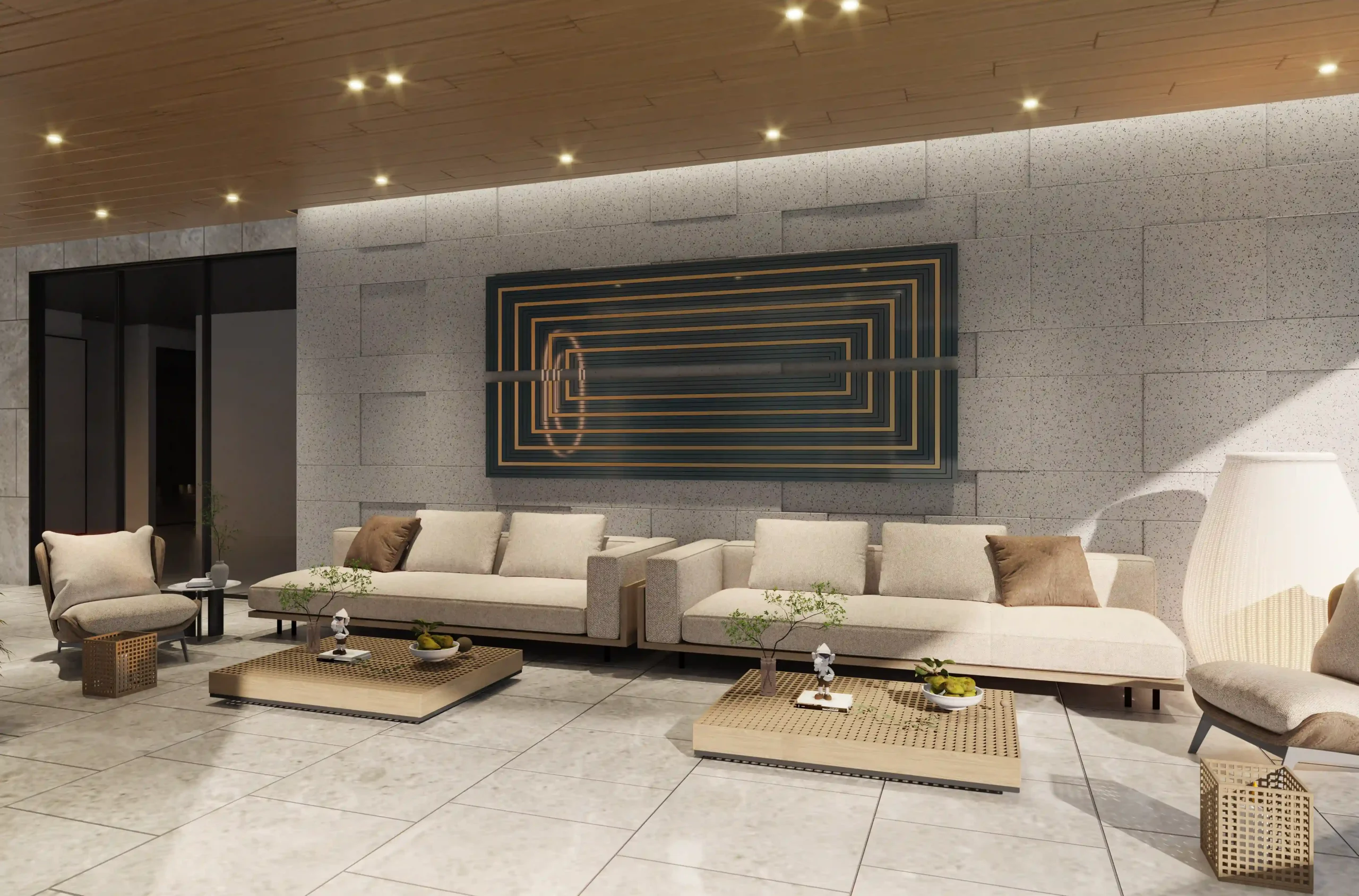 Modern Lounge Area