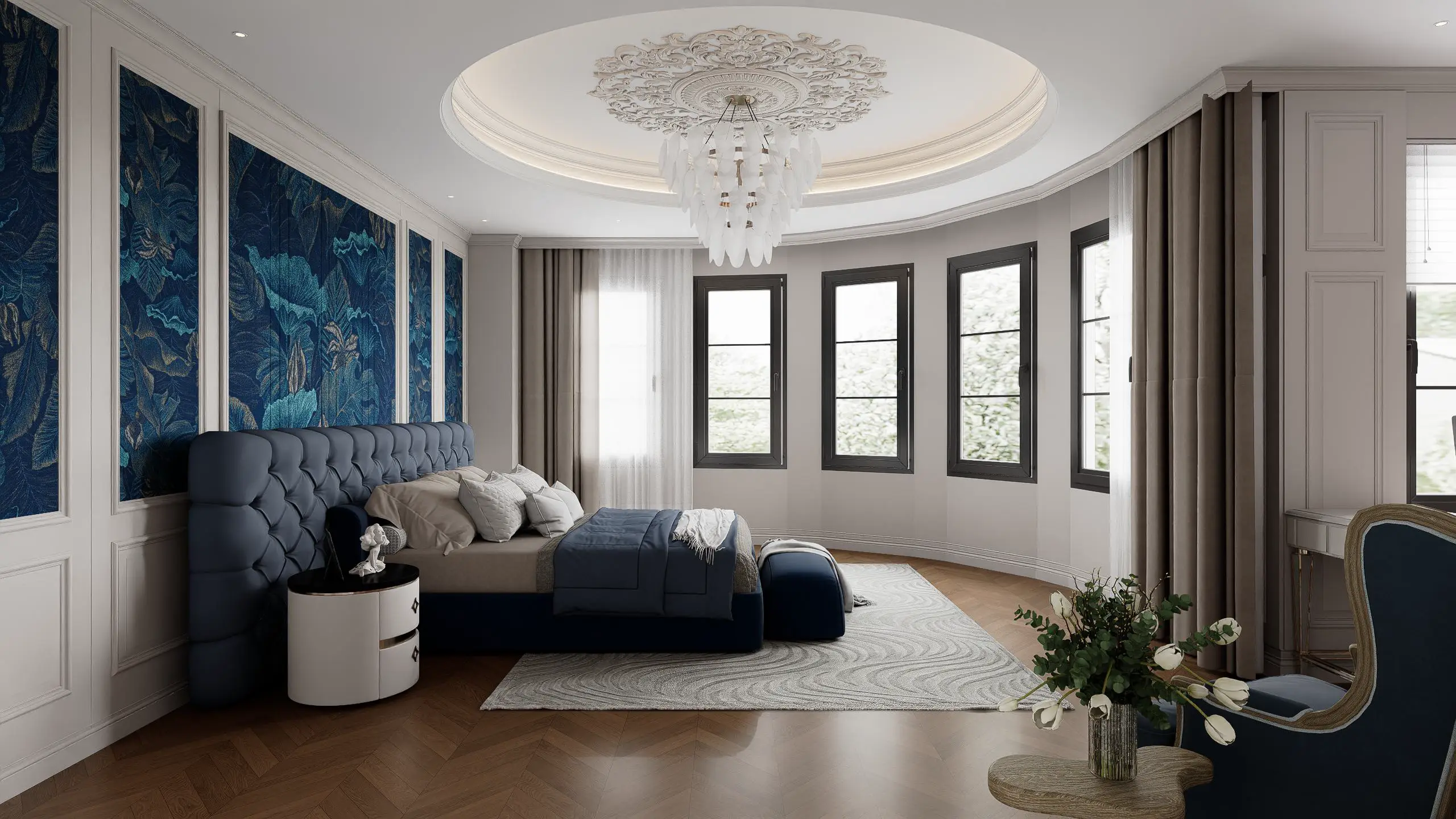 Neoclassical Bedroom Suite