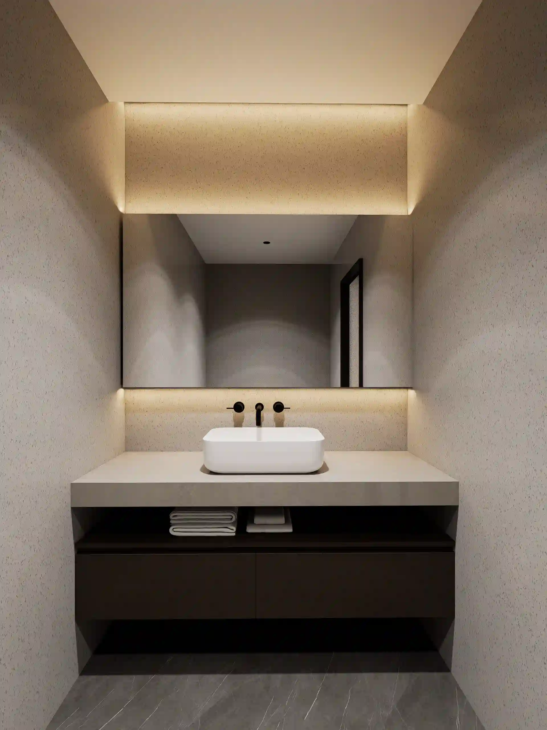 Powder Room Vanity