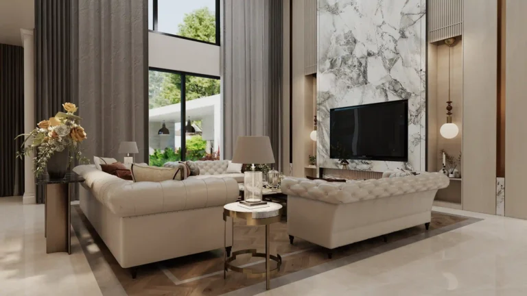 Custom Luxury Villa Seating Arrangement