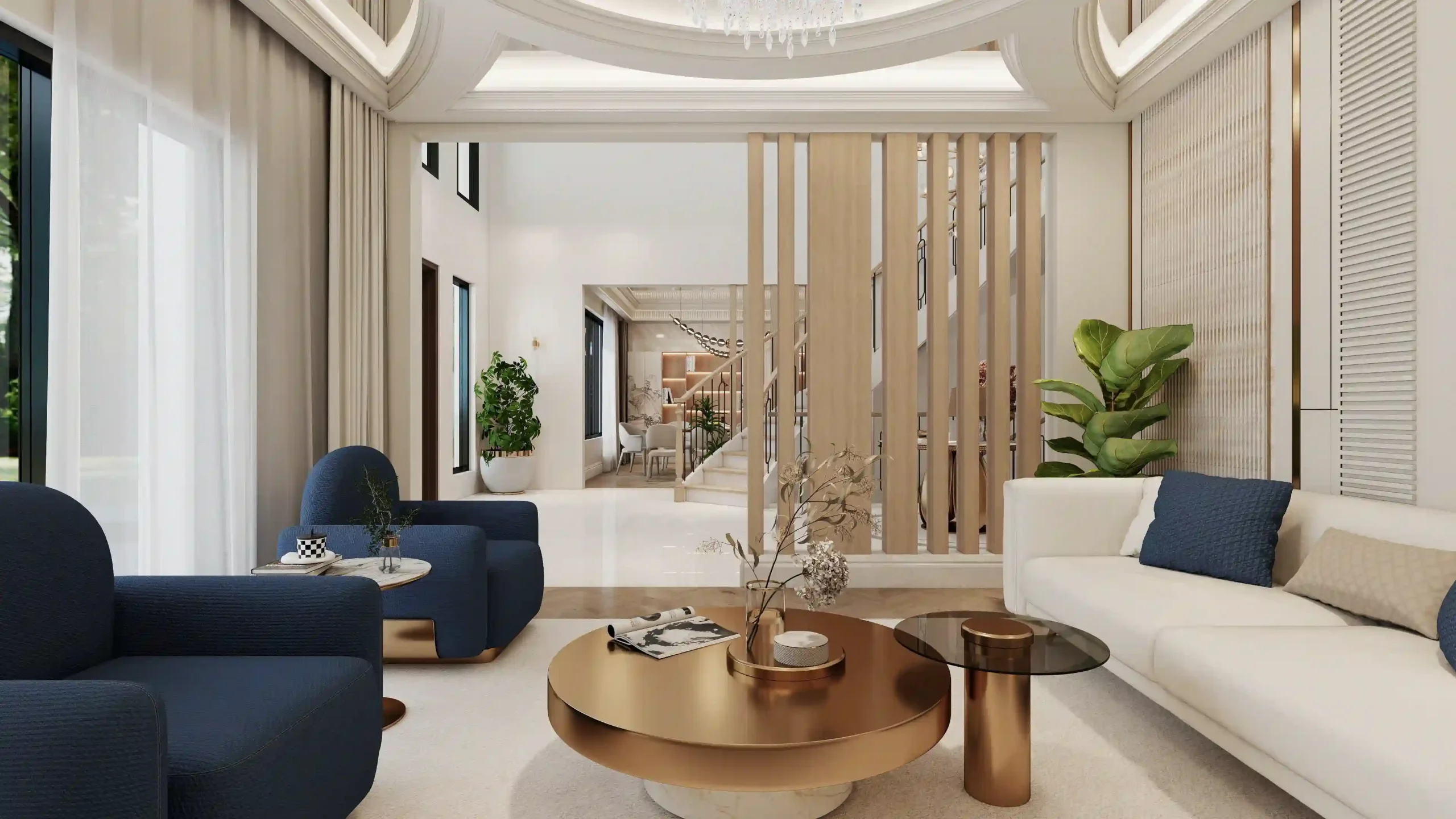 Living Space & Main Hallway
