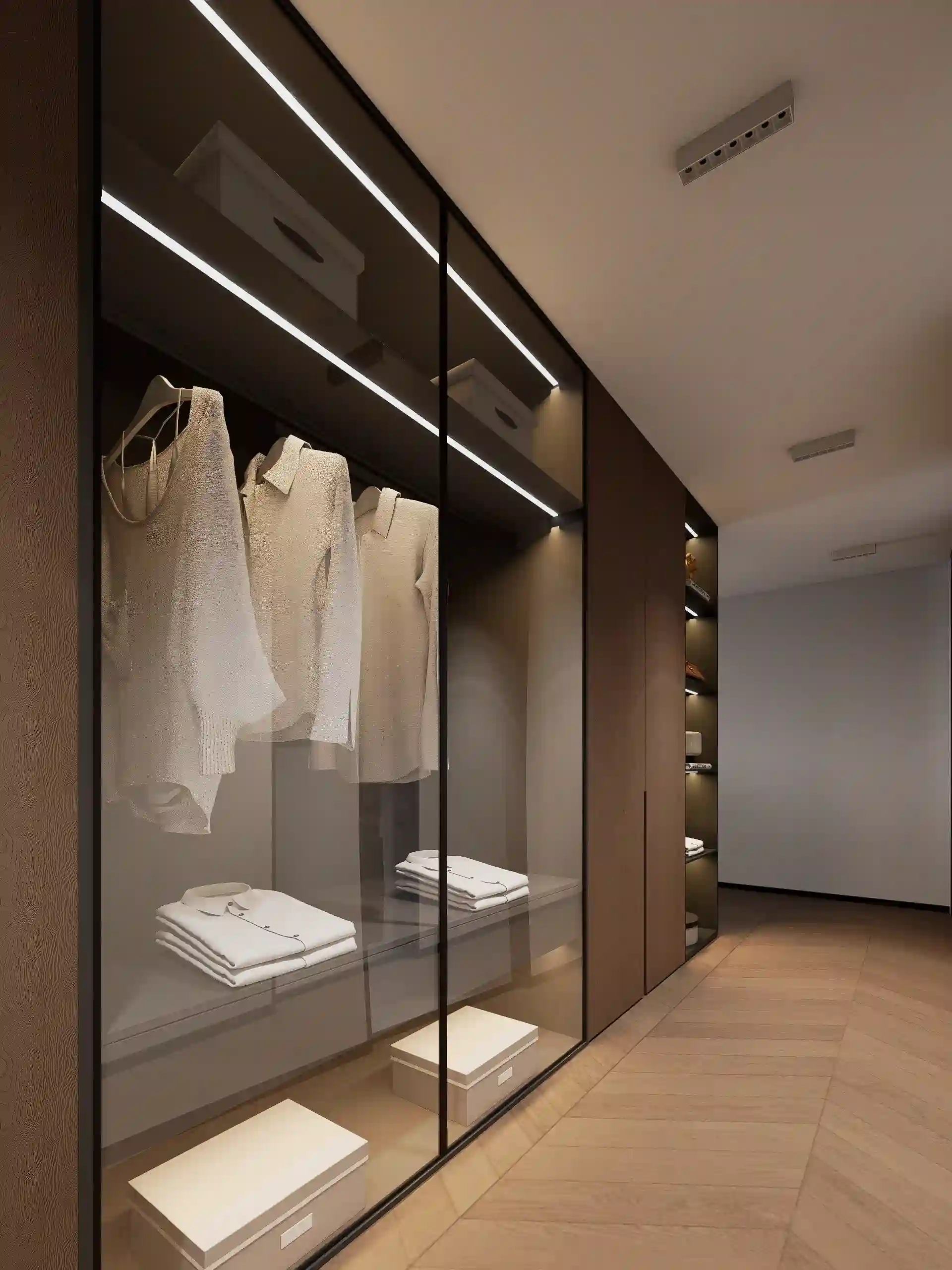 Glass Door Wardrobes