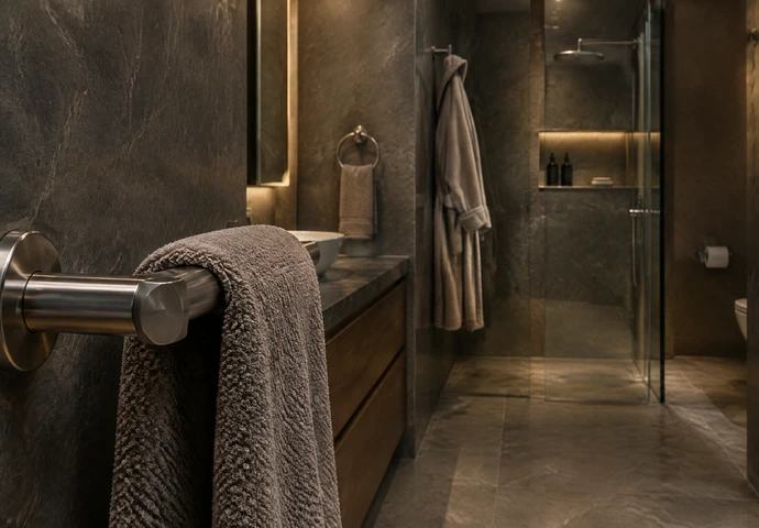 Metal Towel Bar & Bathroom Hardware
