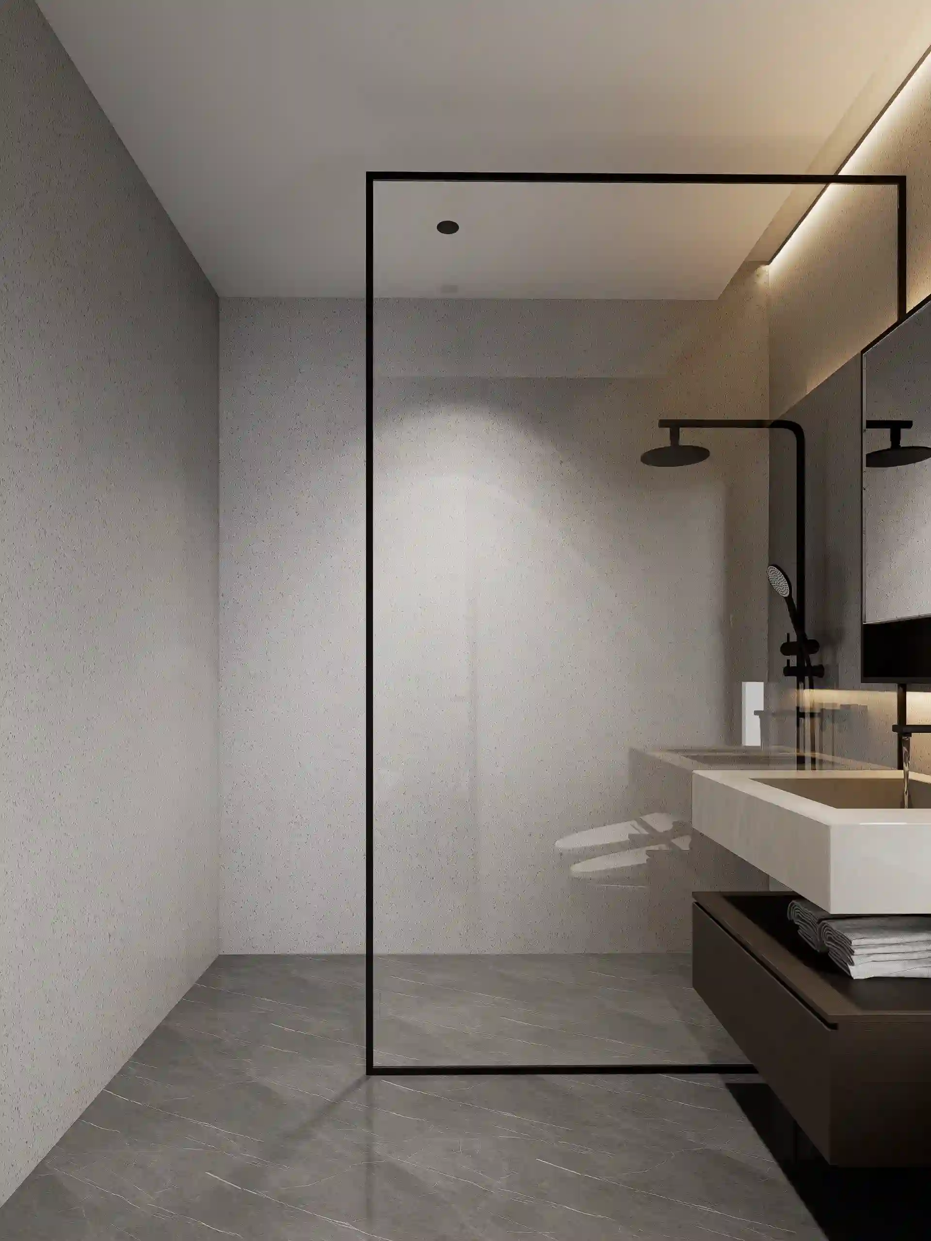 Walk-in Shower Partition