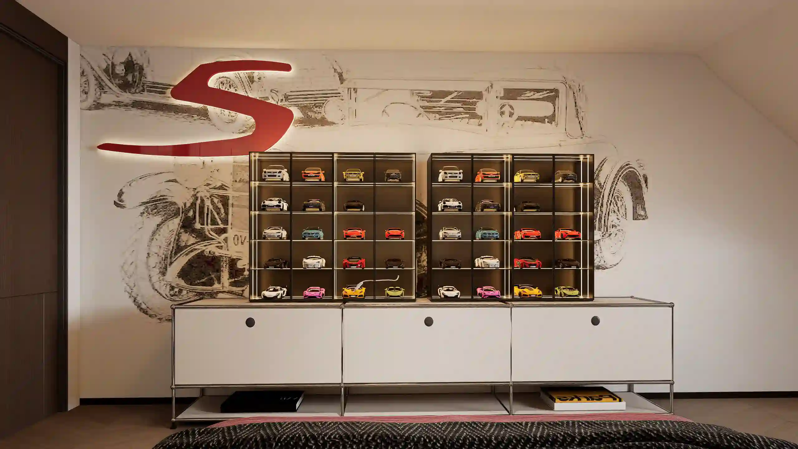 Model Car Display Cabinets