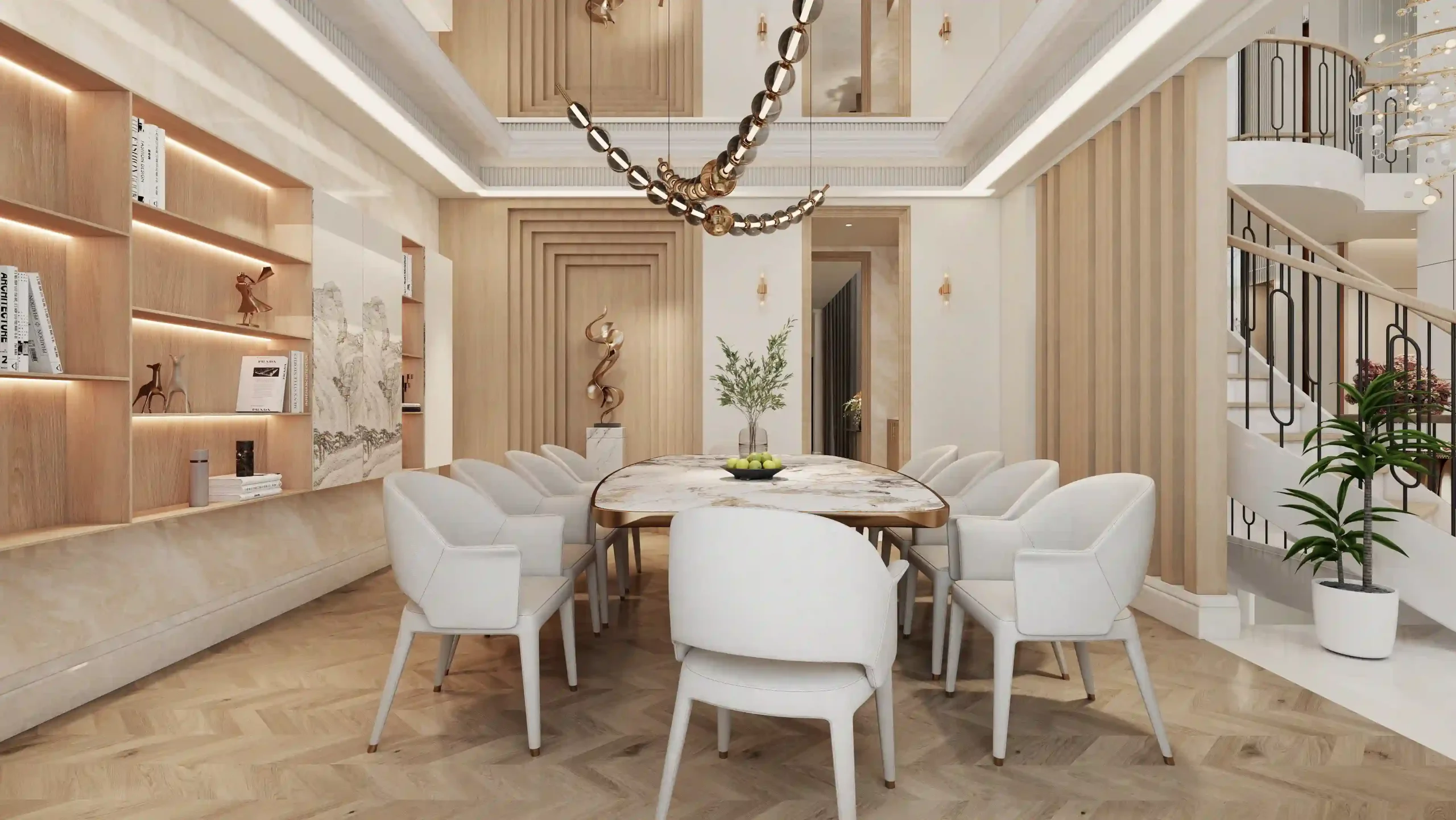 Open-Concept Dining Room