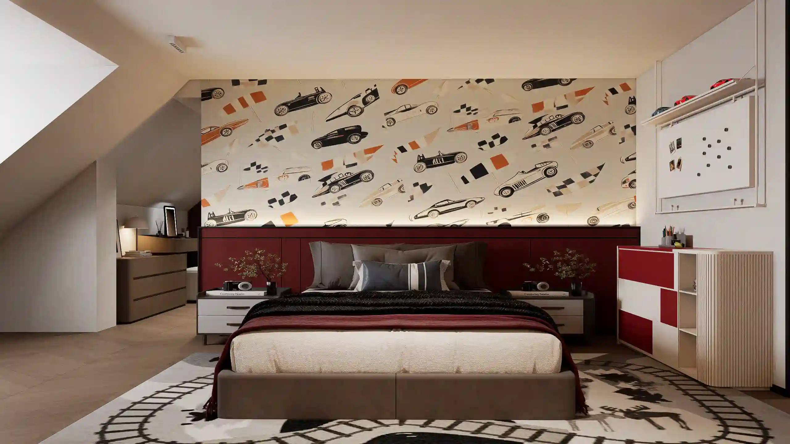 Themed Loft Bedroom